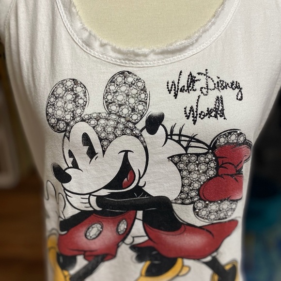 Disney Parks Mickey and Minnie Tee - Picture 1 of 8